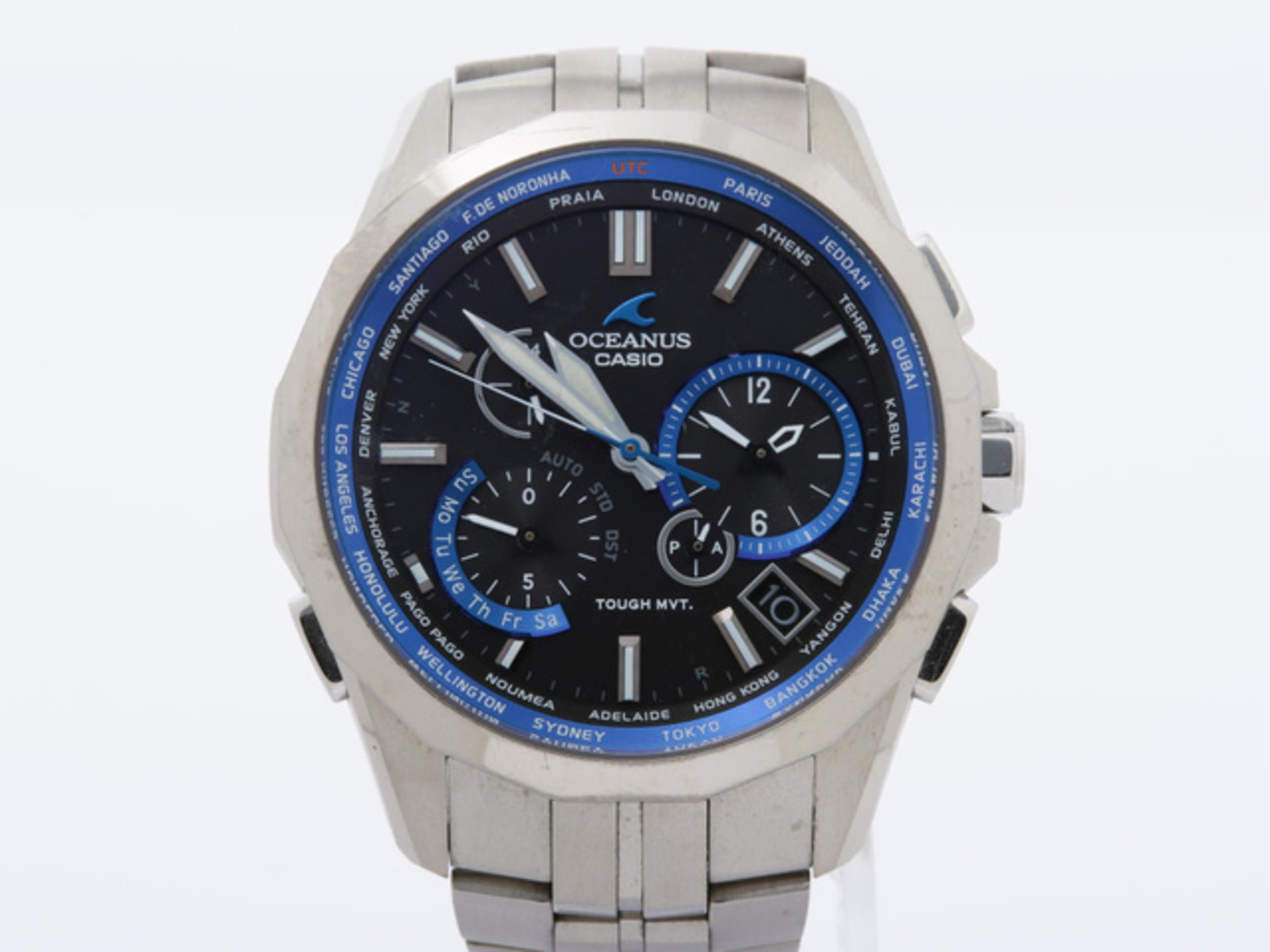 カシオ(CASIO) オシアナス マンタ OCW-S2400-1AJF ブラック | ネット中古