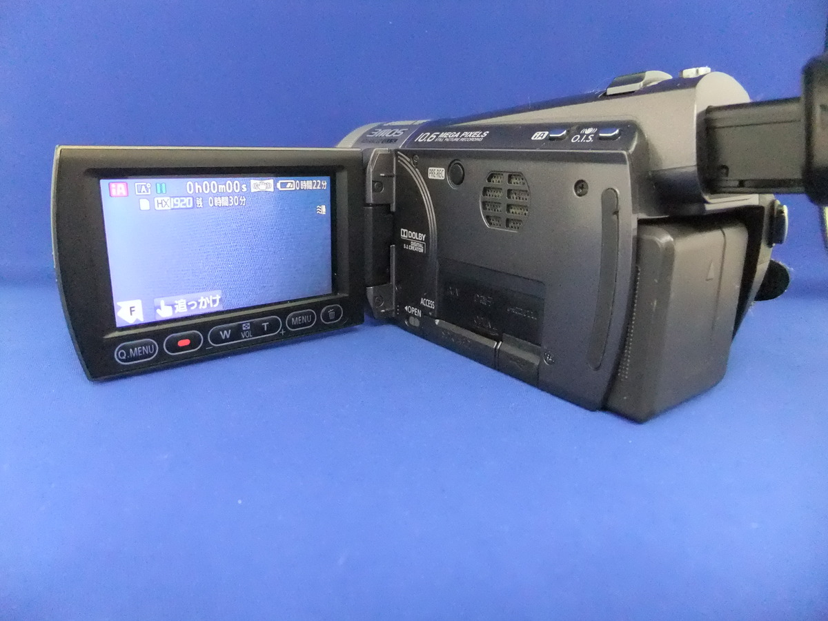 中古】パナソニック からい デジタルハイビジョンビデオカメラ メタリックグレー HDC-TM350-H