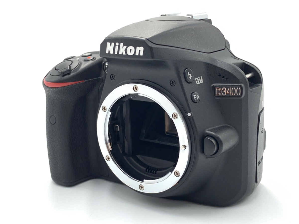 ニコン(Nikon) D3400 ﾎﾞﾃﾞｨ ﾌﾞﾗｯｸ【2416万画素】 | ネット中古