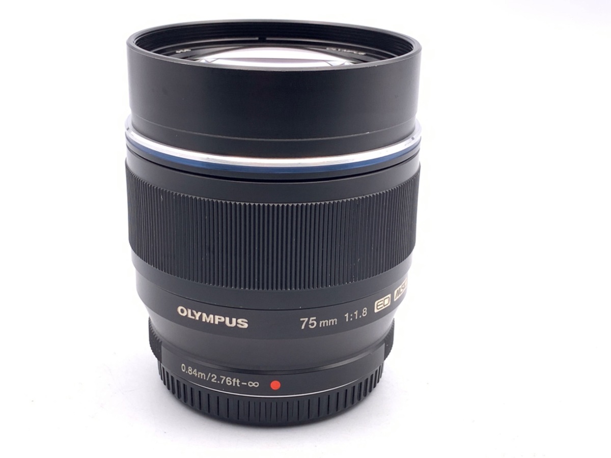 オリンパス(OLYMPUS) M.ZUIKO DIGITAL ED 75/1.8 ﾌﾞﾗｯｸ | ネット中古